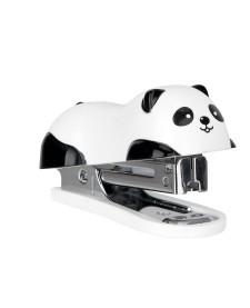 imagem principal do produto Grampeador 12 Folhas Mini Com Extrator Panda + 1000 Grampos Nº 10