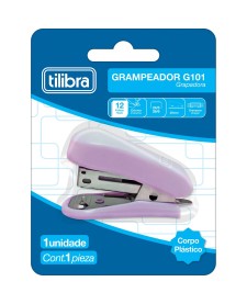 imagem principal do produto Grampeador 12 Folhas Mini G101 Lilás