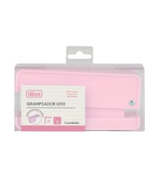 imagem principal do produto Grampeador 20 Folhas de Mesa G110 Rosa Claro