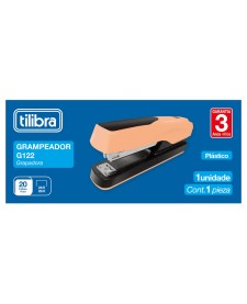 imagem de detalhe produto Grampeador 20 Folhas de Mesa G122 Salmão