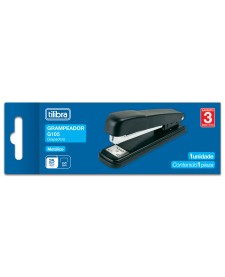 imagem de detalhe produto Grampeador 25 Folhas Metálico de Mesa G105 Preto