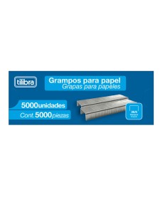 imagem de detalhe produto Grampo 26/6 2-20 Folhas Galvanizado 5000 Unidades