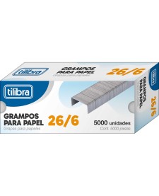 imagem principal do produto GRAMPO 26/6 GALVANIZADOS 5000 UNIDADES