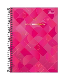 imagem principal do produto Índice Telefônico 13,9 x 21,0 de Mesa 39 Folhas Phone Colors