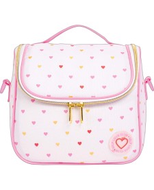 imagem de detalhe produto Lancheira Tiracolo Académie Coração Metalizado