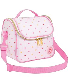 imagem principal do produto Lancheira Tiracolo Académie Coração Metalizado