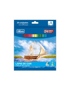 imagem principal do produto Lápis de Cor 24 Cores Triangular Académie