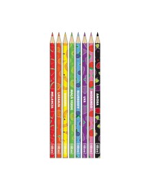 imagem de detalhe produto Lápis de Cor Corpo com Cheirinho 8 Cores Redondo