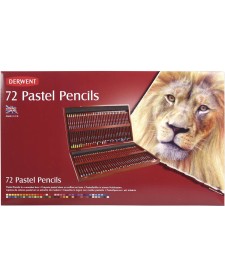 imagem de detalhe produto Lápis de Cor Pastel 72 Cores Estojo Madeira Derwent