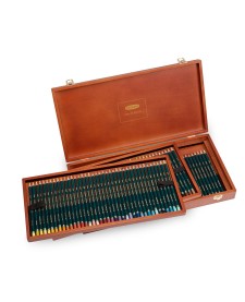 imagem de detalhe produto Lápis de Cor Permanente Artists 120 Cores Estojo Madeira Derwent