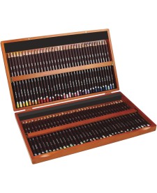 imagem de detalhe produto Lápis de Cor Permanente Coloursoft 72 Cores Estojo Madeira Derwent