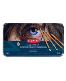 imagem principal do produto Lápis de Cor Permanente Lightfast 36 Cores Estojo Lata