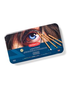 imagem de detalhe produto Lápis de Cor Permanente Lightfast 72 Cores Estojo Lata