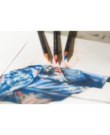 imagem de detalhe produto Lápis de Cor Permanente Procolour Unitário Crimson Lake