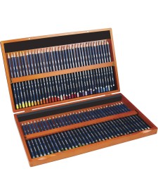 imagem de detalhe produto Lápis de Cor Watercolour 72 Cores Estojo Madeira Derwent