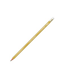 imagem principal do produto Lápis Preto Sextavado com Borracha N.2 West Village Dourado