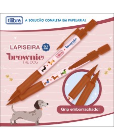 imagem de detalhe produto Lapiseira 0.7mm Brownie The Dog