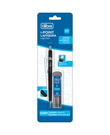 imagem principal do produto Lapiseira 0.7mm i-Point Cores Sortidas - Blister com 1 unidade