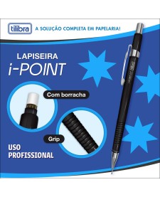 imagem de detalhe produto Lapiseira 0.7mm i-Point Preta