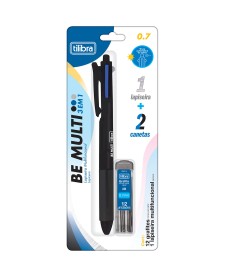imagem principal do produto Lapiseira 0.7mm Multi 3 em 1 - Blister com 1 unidade - Sortido