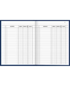 imagem de detalhe produto Livro Conta Corrente Capa Dura Grande 50fls