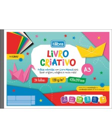 imagem principal do produto Livro Criativo Tilibra A3 120g/m² 24 Folhas