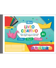 imagem principal do produto Livro Criativo Tilibra A4 120g/m² 24 Folhas