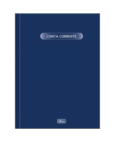 imagem principal do produto Livro de Conta Corrente Capa Dura Grande 100 Folhas