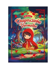 imagem principal do produto Livro de História 1/4 Chapeuzinho Vermelho 8 Folhas