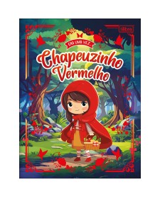 imagem principal do produto Livro de História Era Uma Vez Chapeuzinho Vermelho 8 Folhas