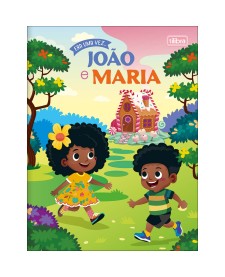 imagem principal do produto Livro de História Era Uma Vez João e Maria 8 Folhas
