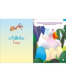 imagem de detalhe produto Livro de História Era Uma Vez O Patinho Feio 8 Folhas