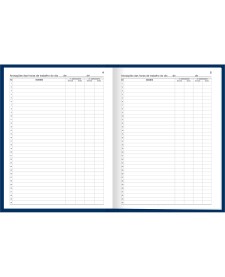 imagem de detalhe produto Livro de Ponto Capa Dura Grande 1 Assinatura 100 Folhas