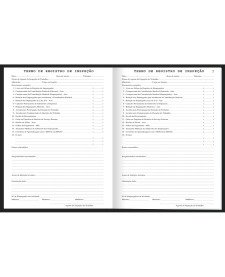 imagem de detalhe produto Livro Inspeção do Trabalho Capa Dura - 50 Folhas