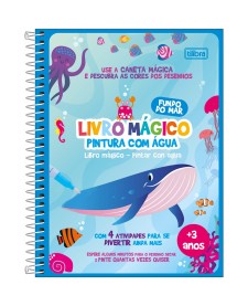 imagem de detalhe produto Livro Mágico para Pintura com Água - Fundo do Mar
