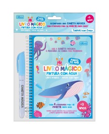 imagem principal do produto Livro Mágico para Pintura com Água - Fundo do Mar