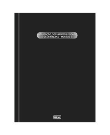 imagem principal do produto Livro Registro Documento Fiscal e Termos de Ocorrência Capa Dura Modelo 6 - 50 Folhas