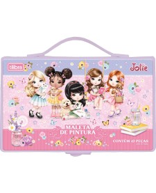 imagem principal do produto Maleta de Pintura Infantil Jolie 42 Peças