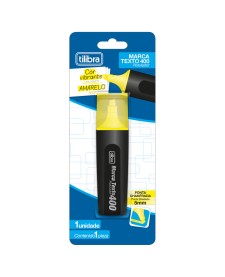 imagem principal do produto Marca-Texto 400 Amarelo - Blister com 1 Unidade