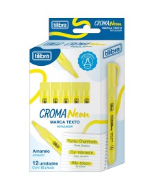 imagem principal do produto Marca Texto Croma Amarelo Neon