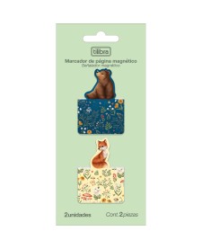 imagem de detalhe produto Marcador de Página Magnético com 2 Unidades