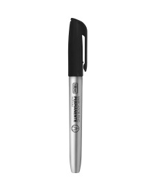 imagem principal do produto Marcador Permanente Fino EverMark Preto - Blister com 1 unidade