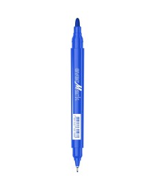 imagem de detalhe produto Marcador Permanente Ponta Dupla EverMark Azul