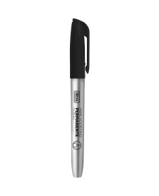 imagem principal do produto Marcador Permanente Ponta Fina EverMark Preto