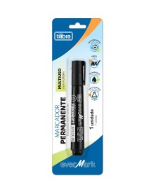 imagem de detalhe produto Marcador Permanente Recarregável EverMark Preto - Blister com 1 unidade