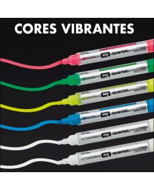 imagem de detalhe produto Marcadores Neon para Quadro Negro - Caixa c/ 6 unidades