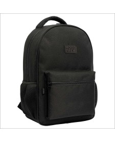 imagem principal do produto Mochila Basic Lisa MoodPack - Preta