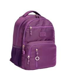 imagem principal do produto Mochila Class Lisa MoodPack - Roxa