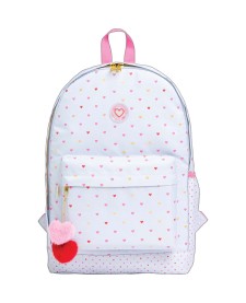 imagem de detalhe produto Mochila de Costas Académie Coração Metalizado Azul