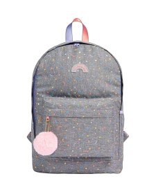 imagem de detalhe produto Mochila de Costas Académie Dots Cinza